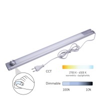 220V Aluminium housing stepless dimming cct changeable door cabinet lights with rotary switch