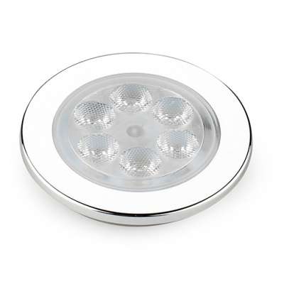 Hengjie Recessed Kitchen Light For Closet DC12V (D)68x(TH)12MM Ultra Thin 2.7W 6 LEDs 140LM Cool White CRI80 IP20