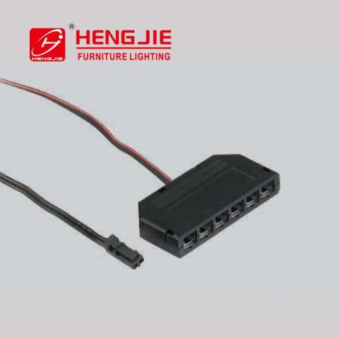 HENGJIE 6 Ports Distributor Light Connector Socket